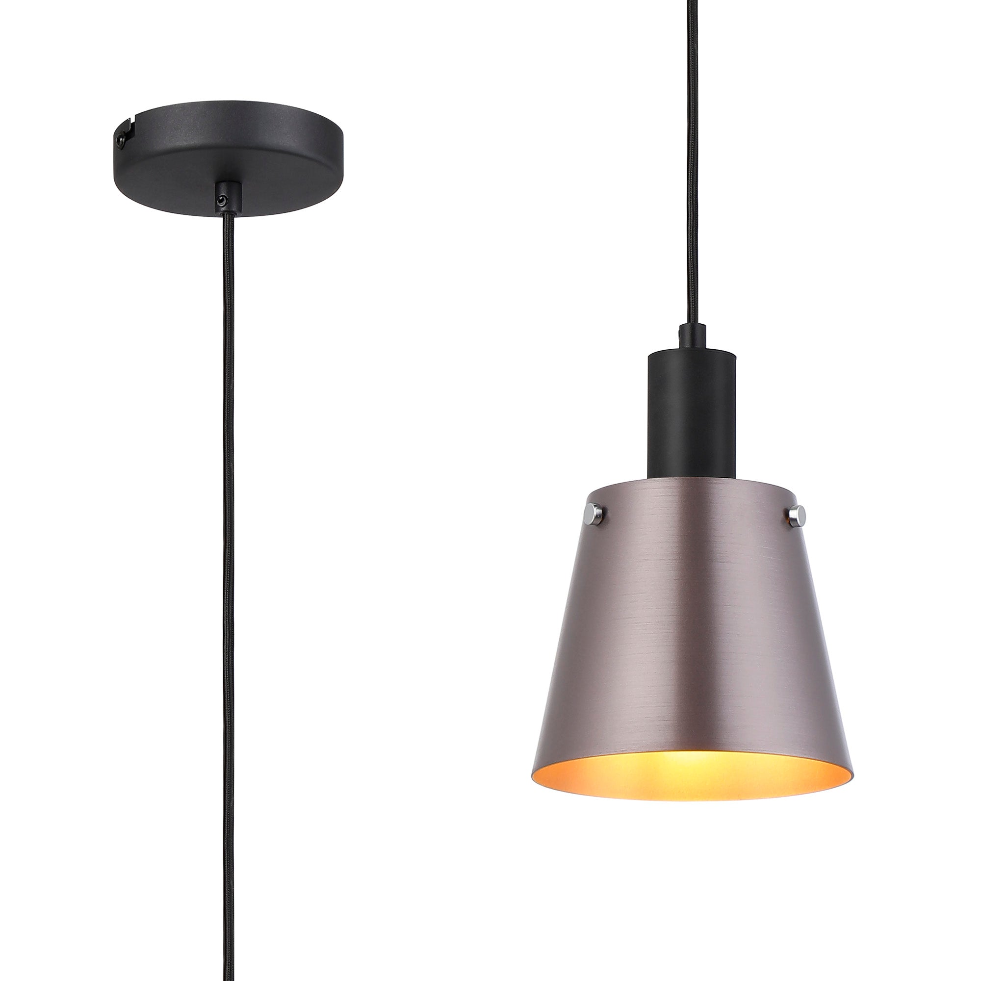 Etain 1Lt E27 Pendant - Various Size & Finish