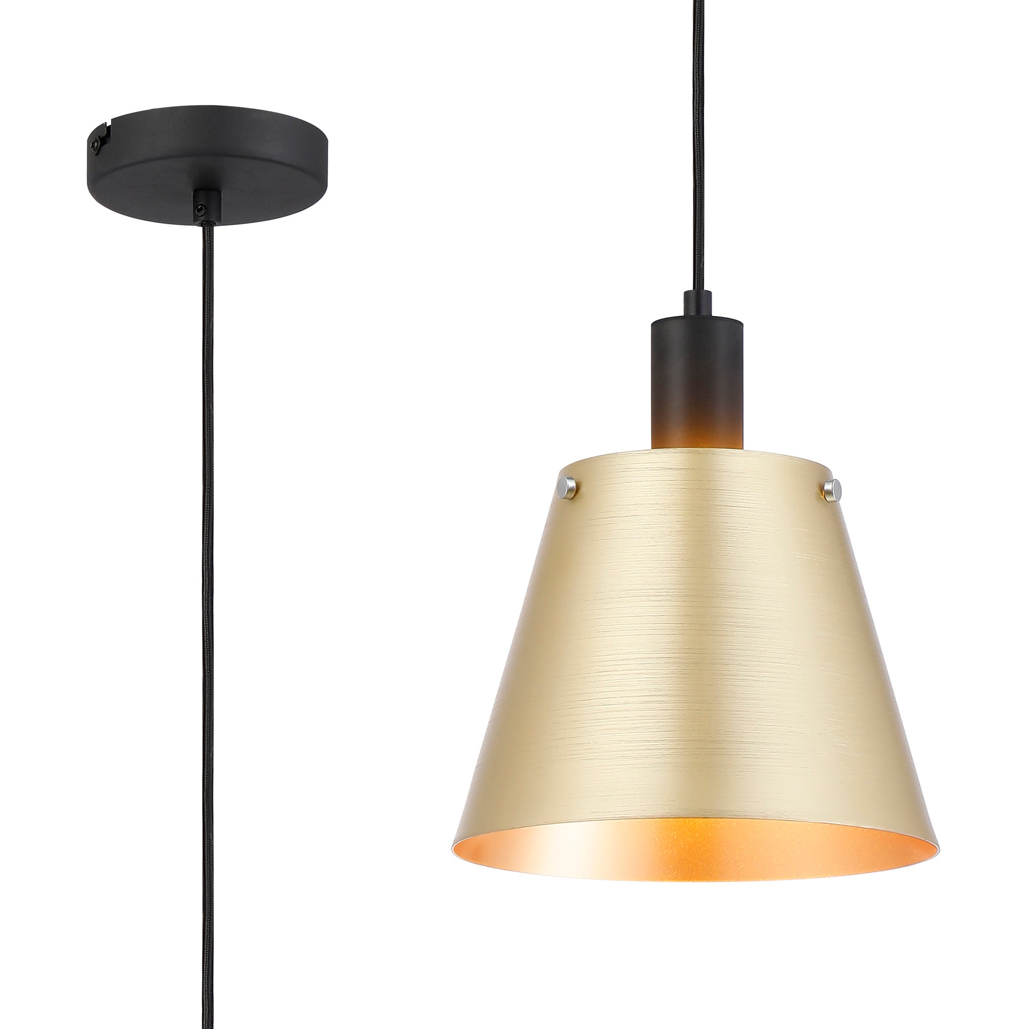 Etain 1Lt E27 Pendant - Various Size & Finish