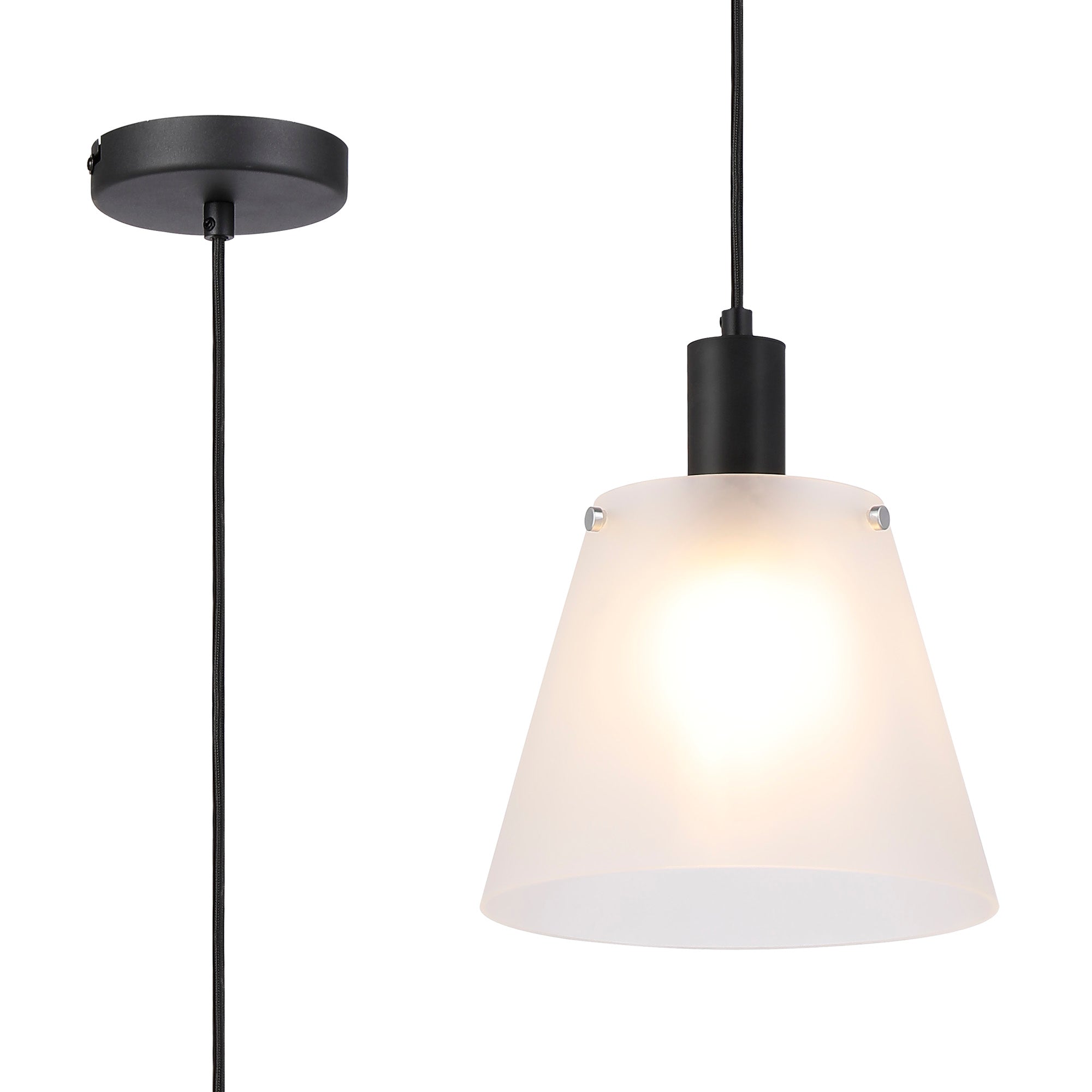 Etain 1Lt E27 Pendant - Various Size & Finish