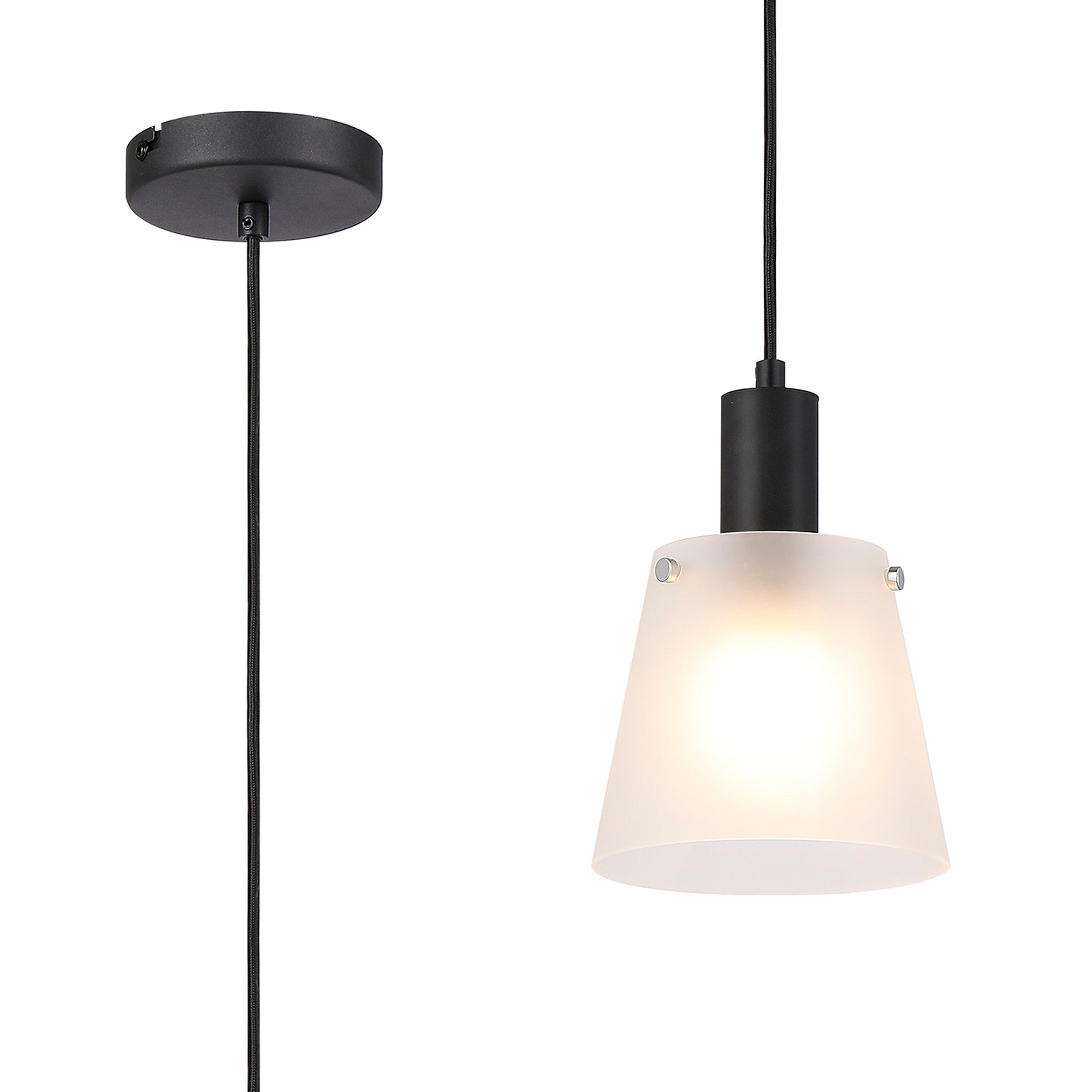 Etain 1Lt E27 Pendant - Various Size & Finish
