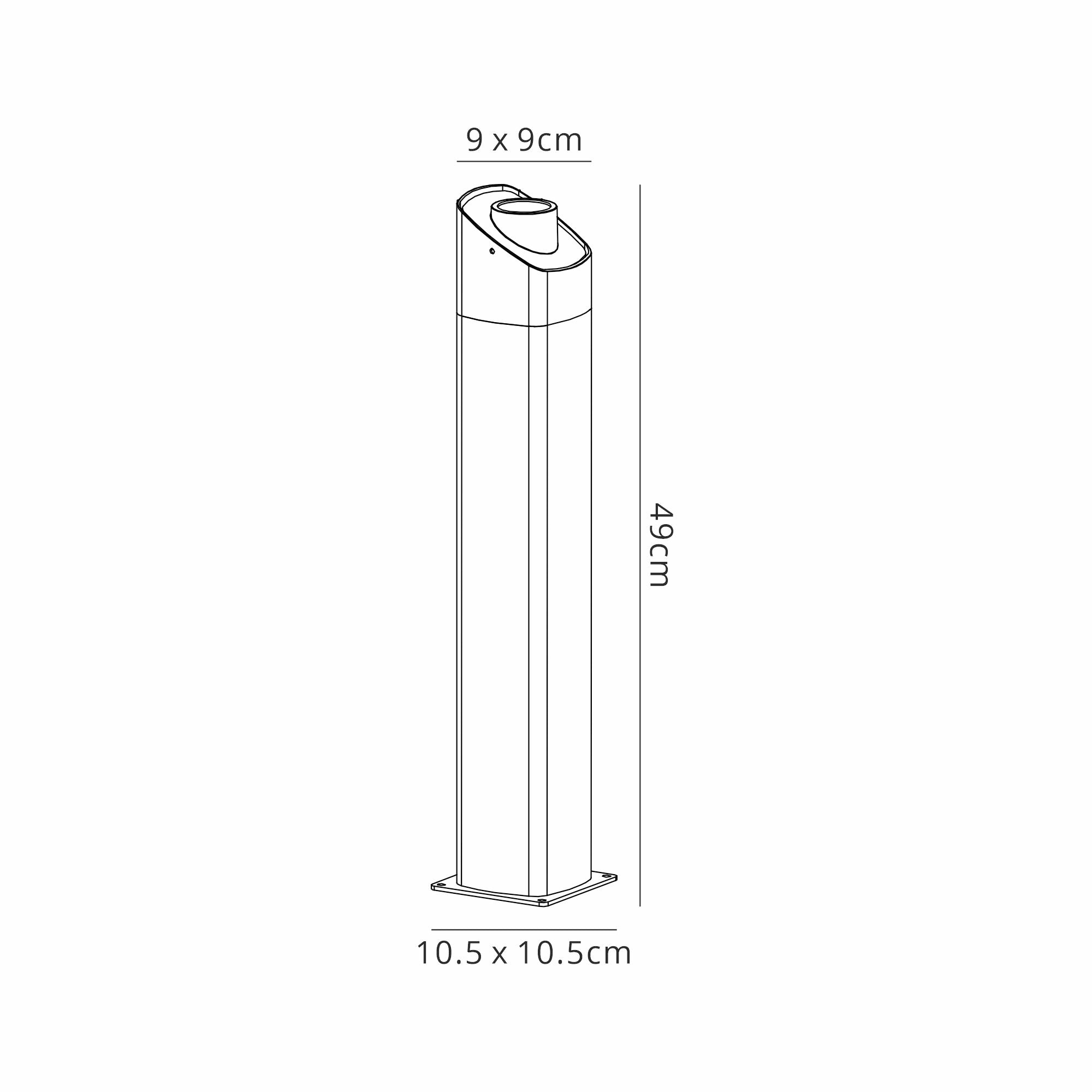 Argent Bollard Light IP44 - Various Colours