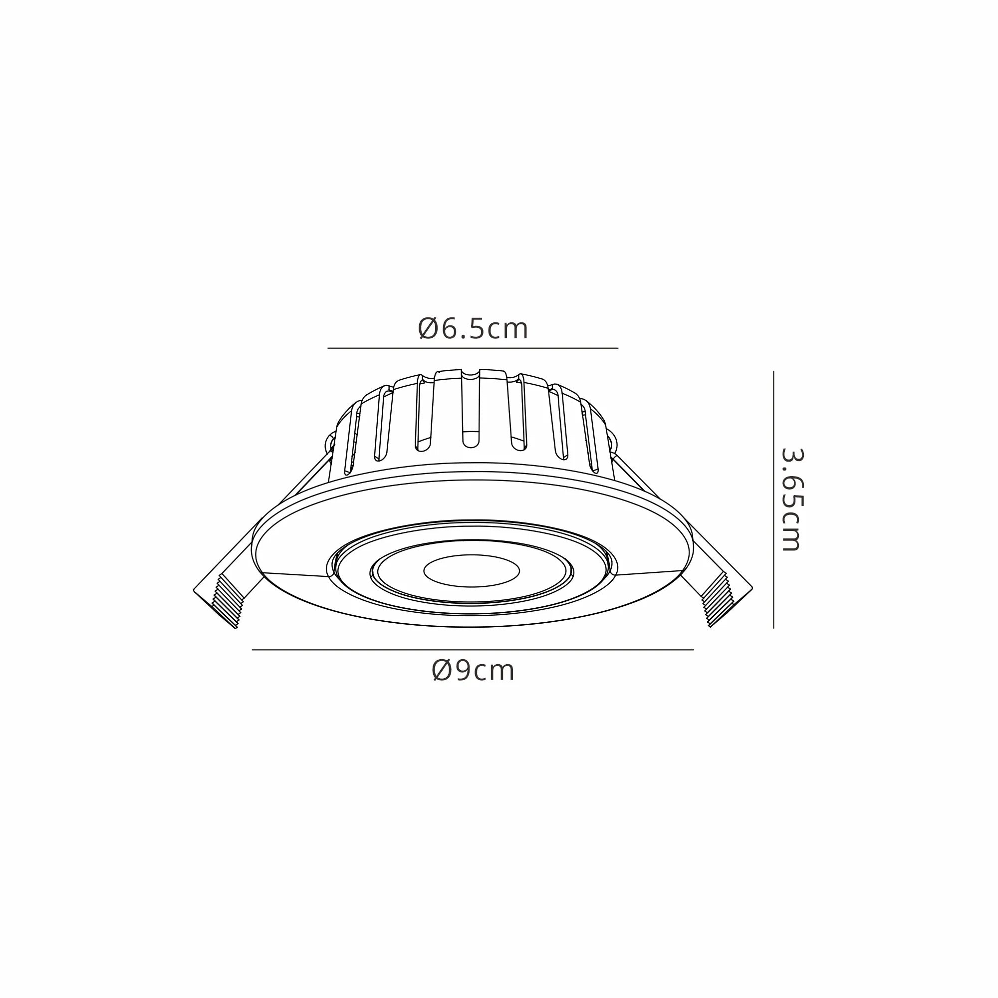 Wilma Recessed IP65 Light Triac Dimmable CCT LED Fire Rated Adjustable Downlight