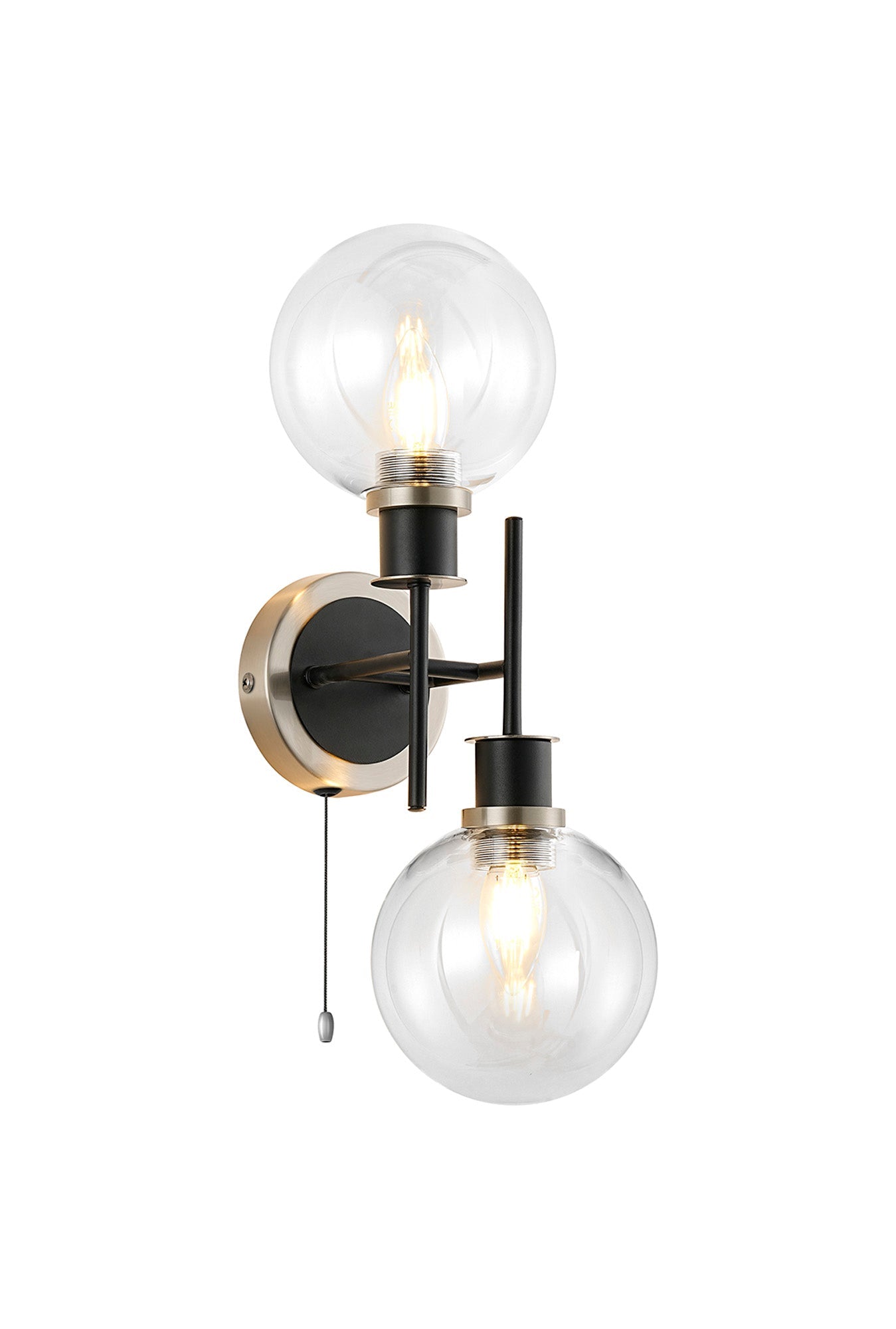 Cassie 2Lt Bathroom Wall Light IP44 - Various Styles