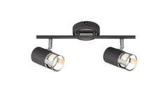 Almera 2/3/4Lt Bar Spotlight GU10 - Painted Gold/Polished Chrome