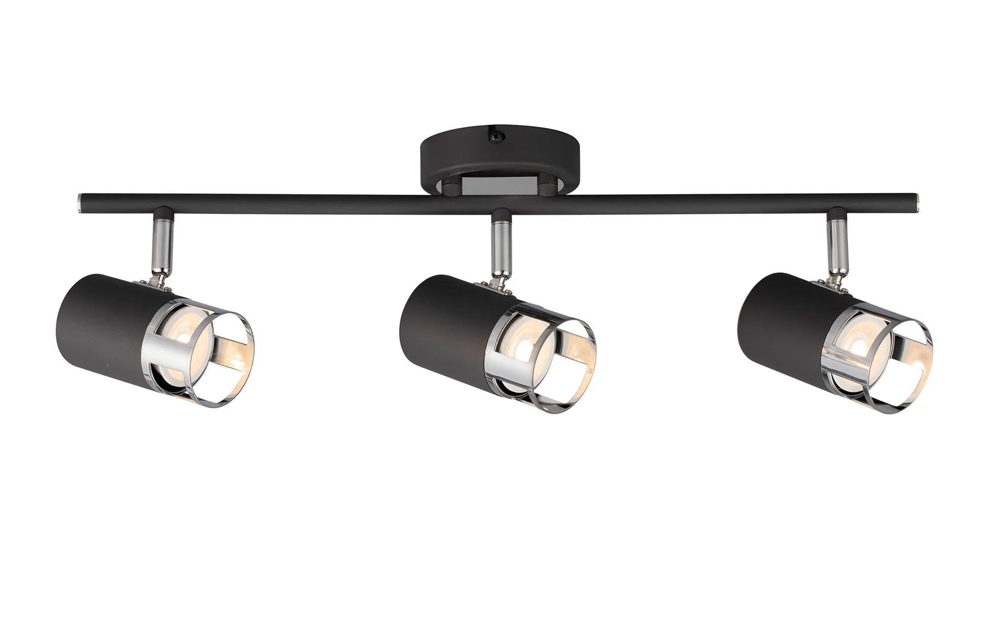 Almera 2/3/4Lt Bar Spotlight GU10 - Painted Gold/Polished Chrome