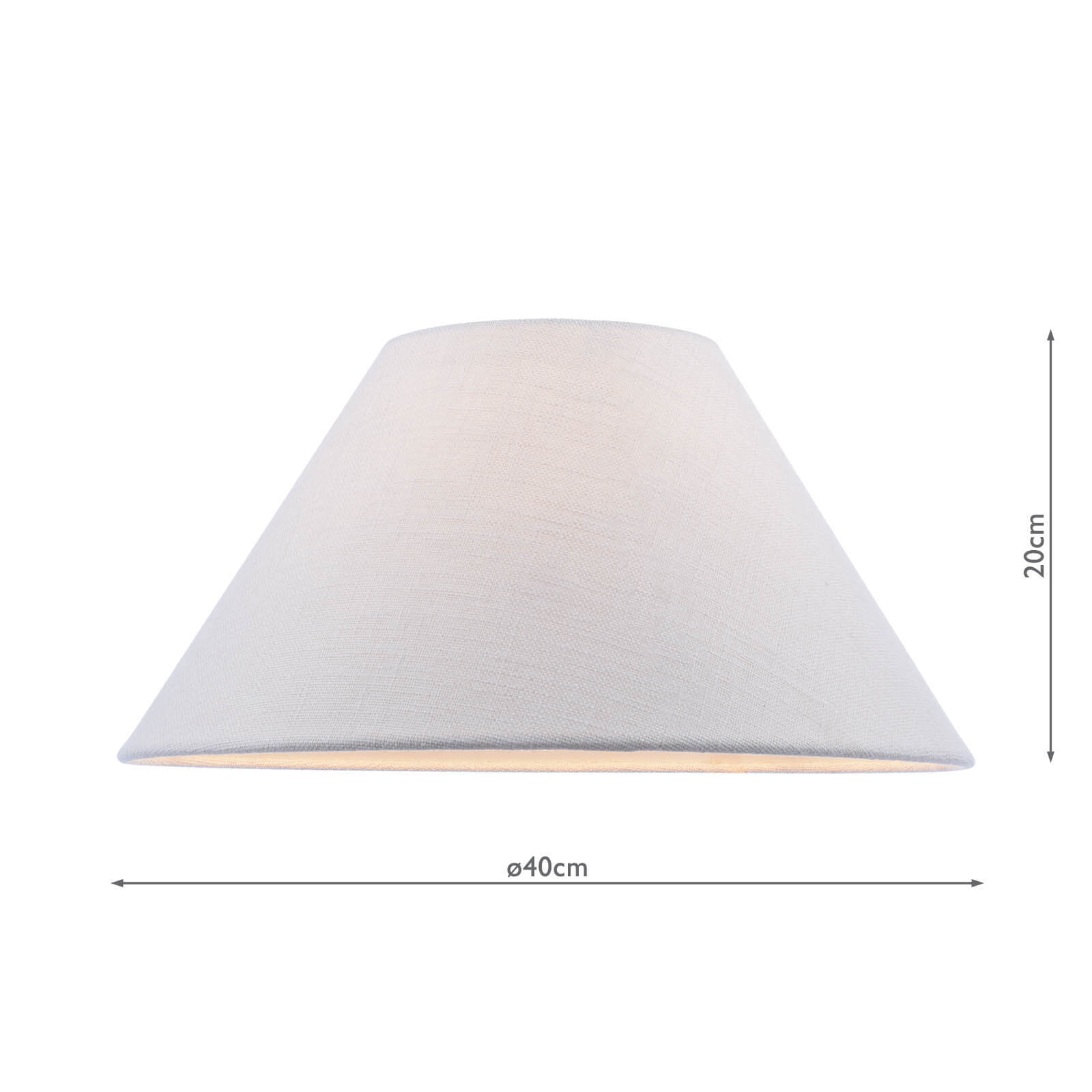Cleo Natural Linen Coolie Shade 40cm/ 44cm