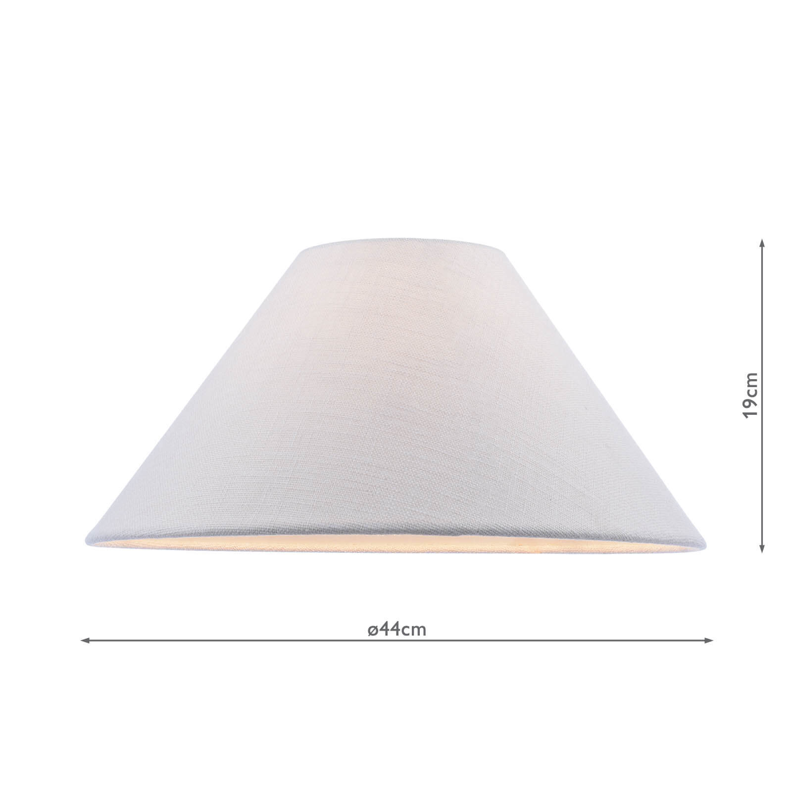 Cleo Natural Linen Coolie Shade 40cm/ 44cm