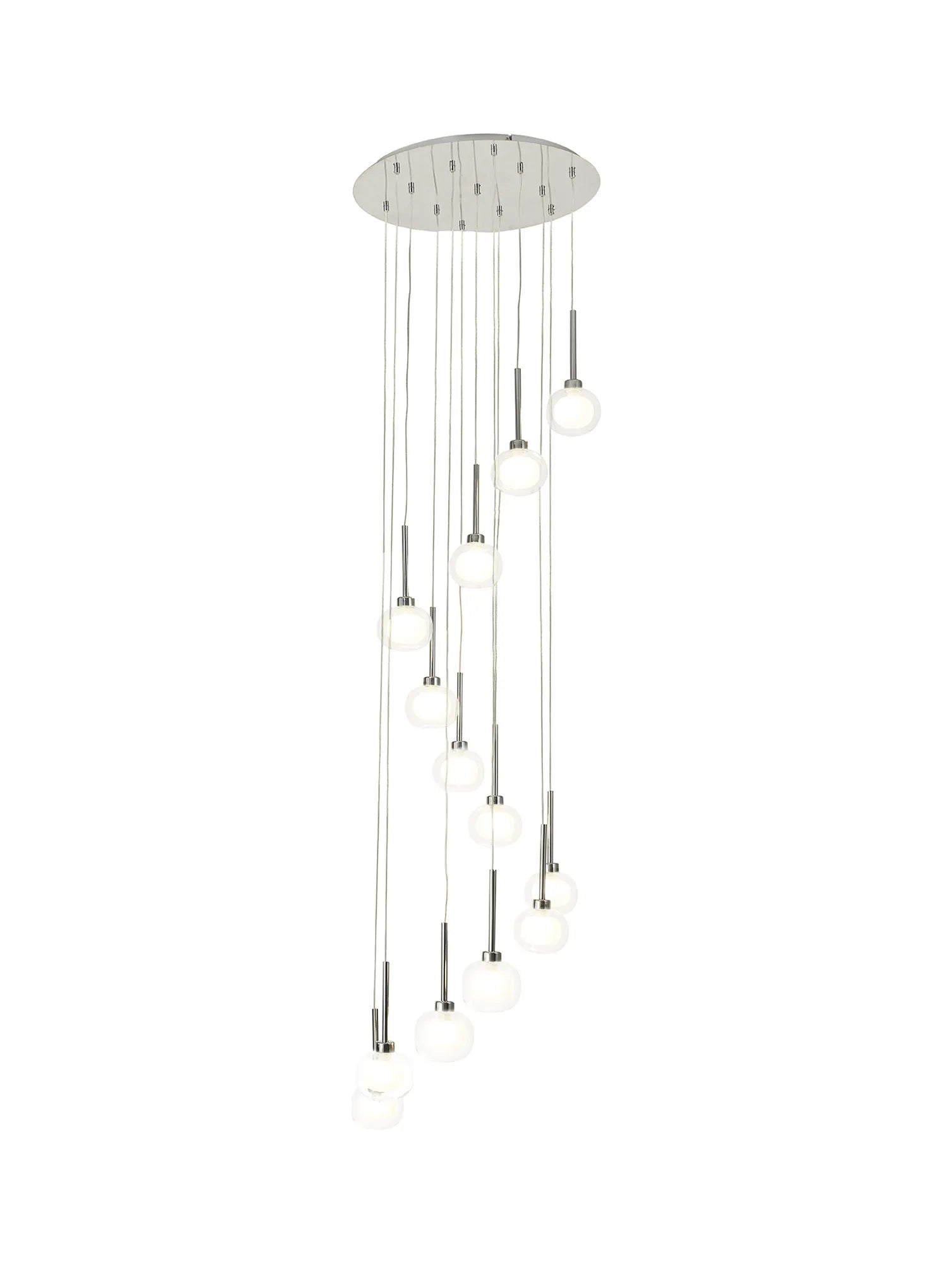 Ipswich Round Pendant 2.5m, 13 x G9