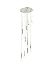 Ipswich Round Pendant 2.5m, 13 x G9