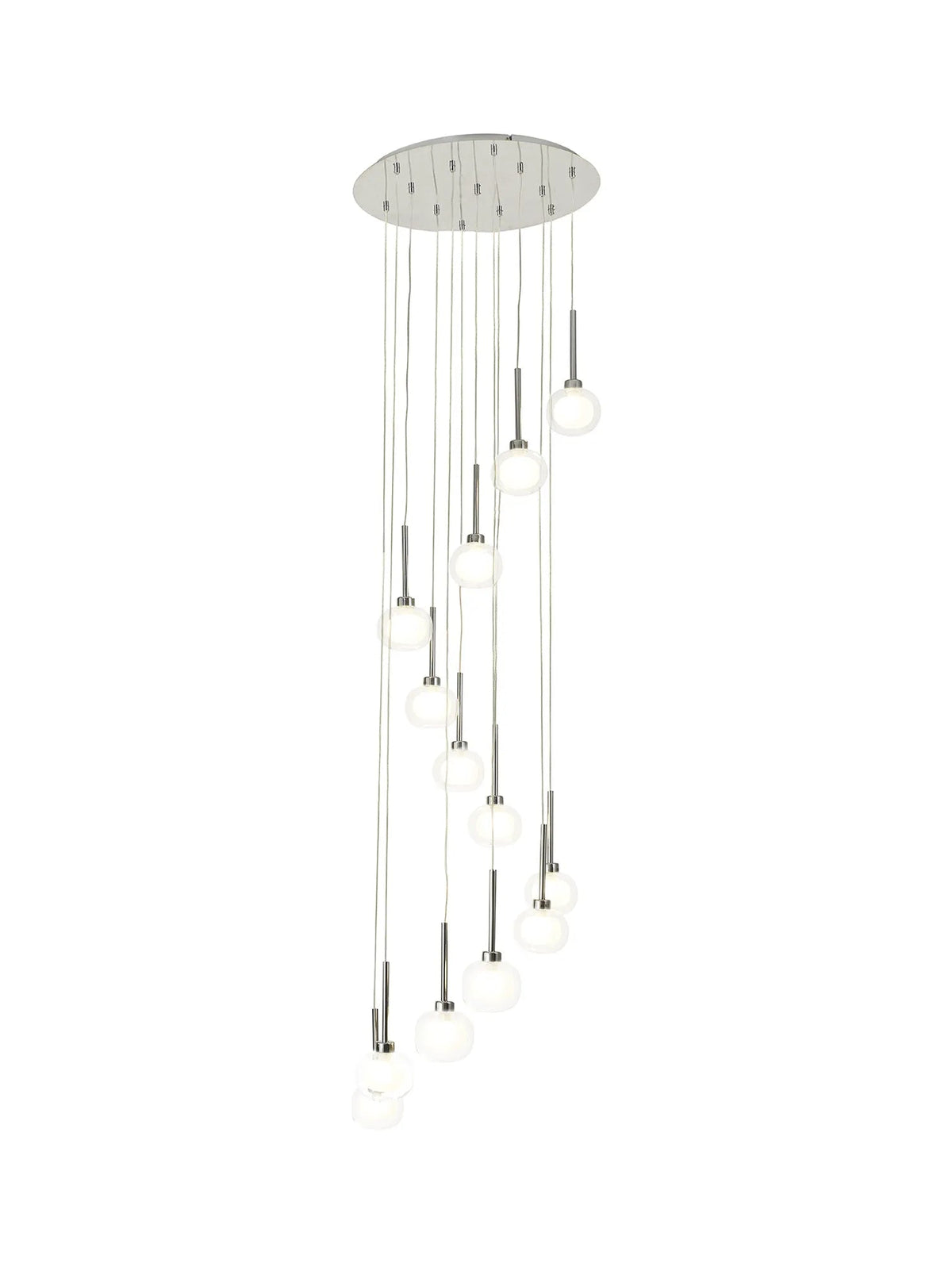 Ipswich Round Pendant 2.5m, 13 x G9