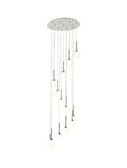 Ipswich Round Pendant 2.5m, 13 x G9