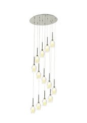 Ipswich Round Pendant 2.5m, 13 x G9