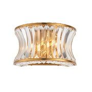 Roco Crystal Wall Light - Brass/ Nickel