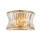 Roco Crystal Wall Light - Brass/ Nickel