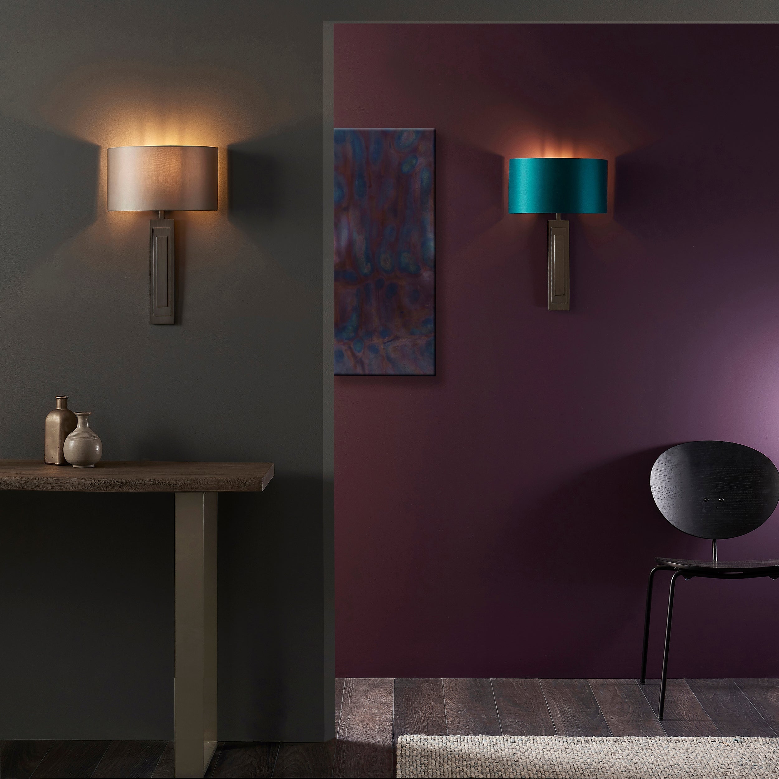 Blake Wall Light - Bronze / Antique Brass