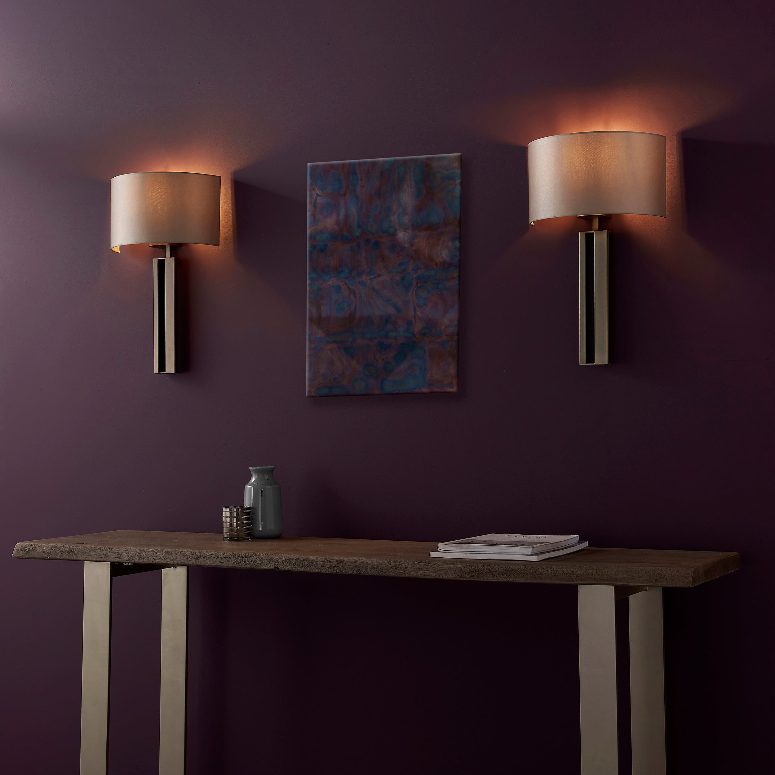 Blake Wall Light - Bronze / Antique Brass