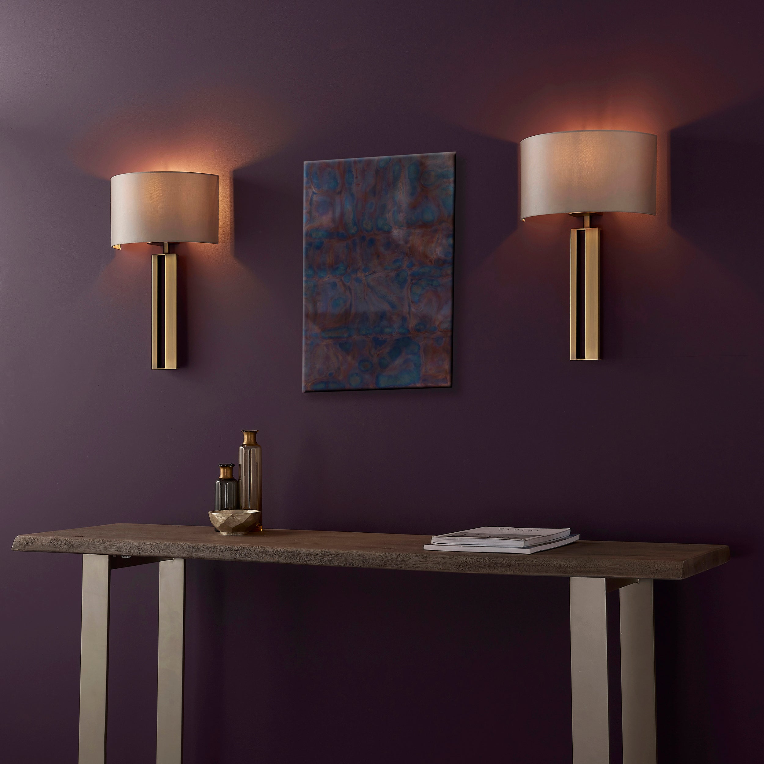Blake Wall Light - Bronze / Antique Brass