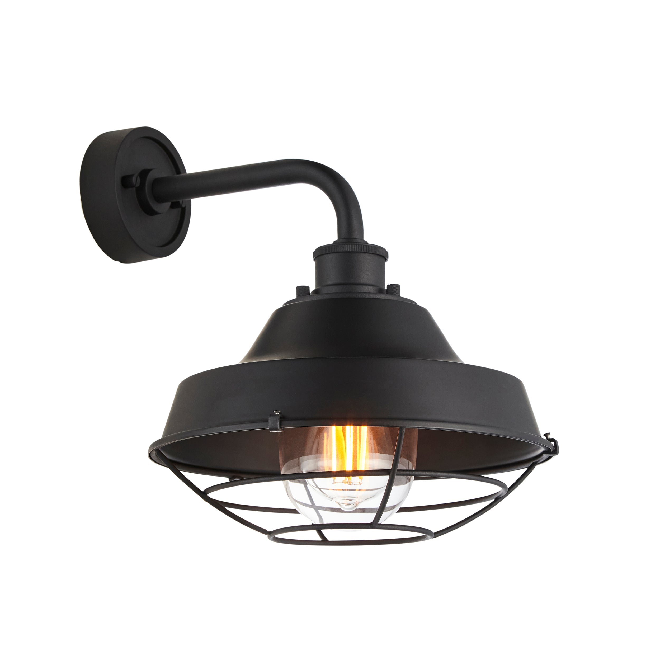 Astley Outdoor Wall Light - Matt Black