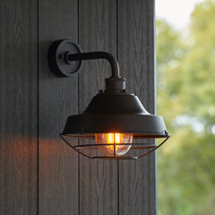 Astley Outdoor Wall Light - Matt Black