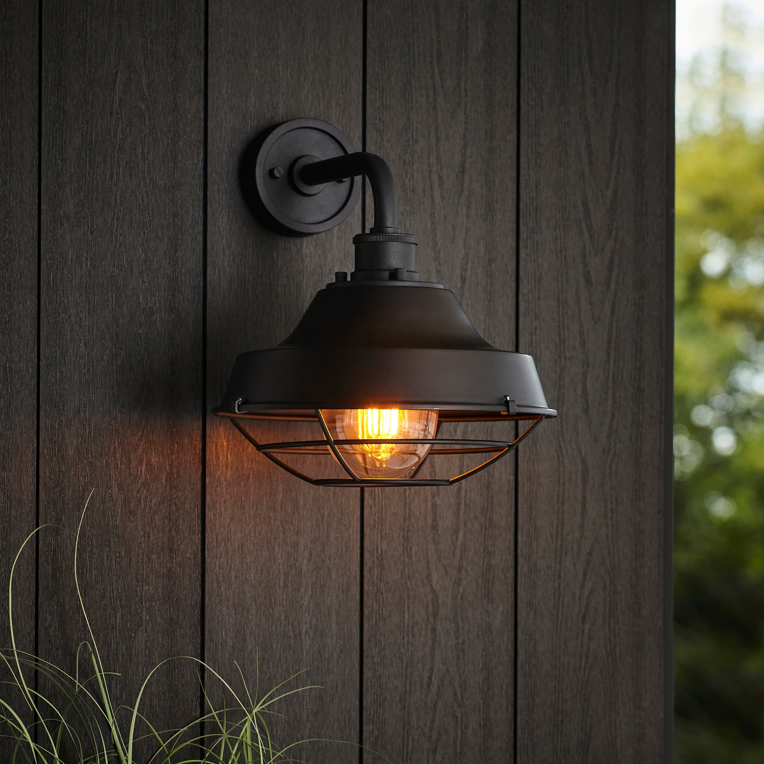 Astley Outdoor Wall Light - Matt Black