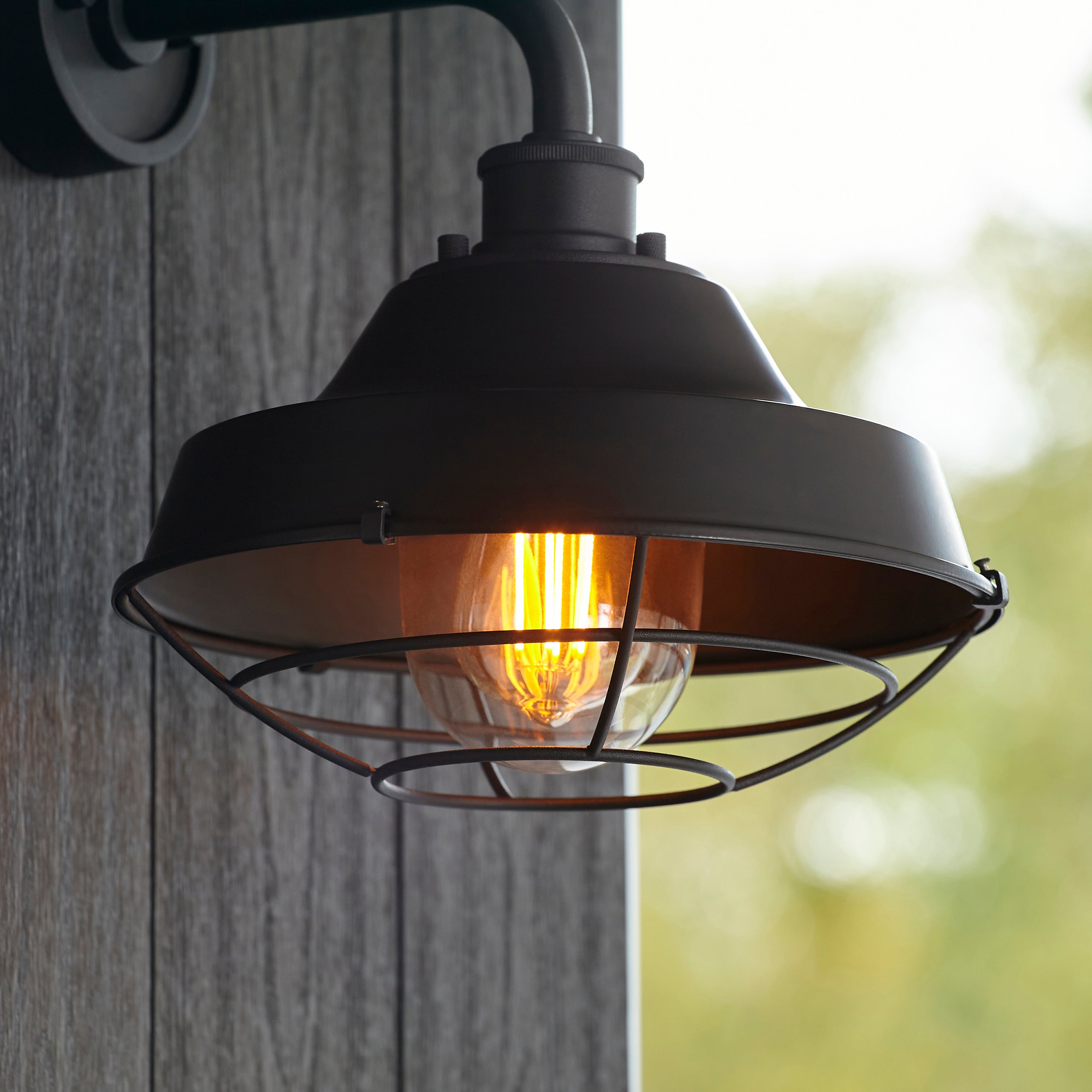 Astley Outdoor Wall Light - Matt Black