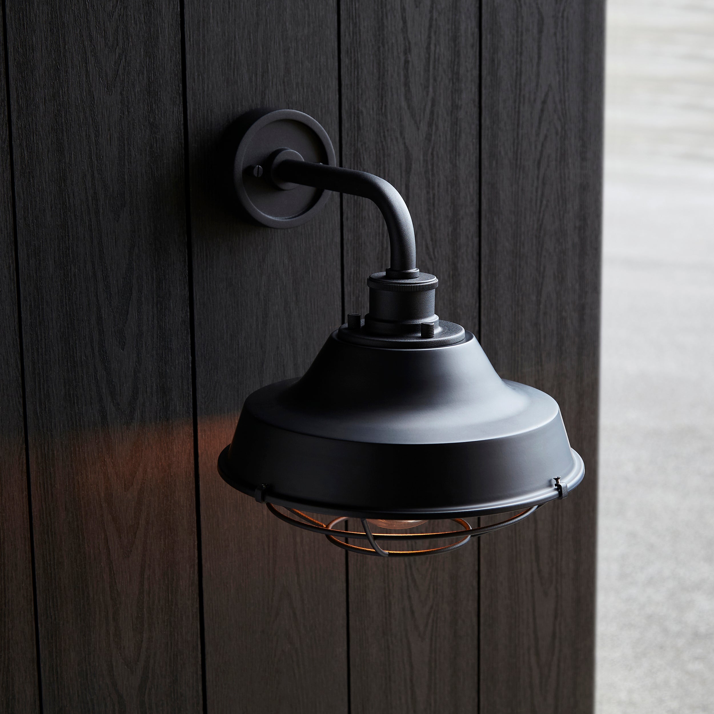 Astley Outdoor Wall Light - Matt Black