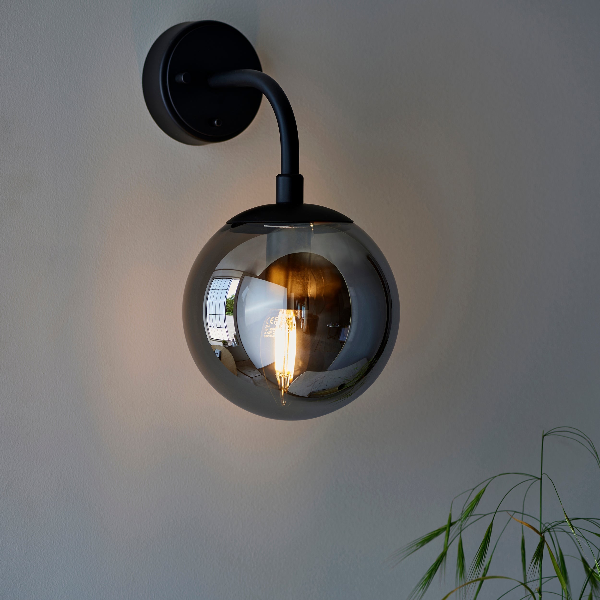 Halbrooke 1Lt Wall Light - Various Finishes