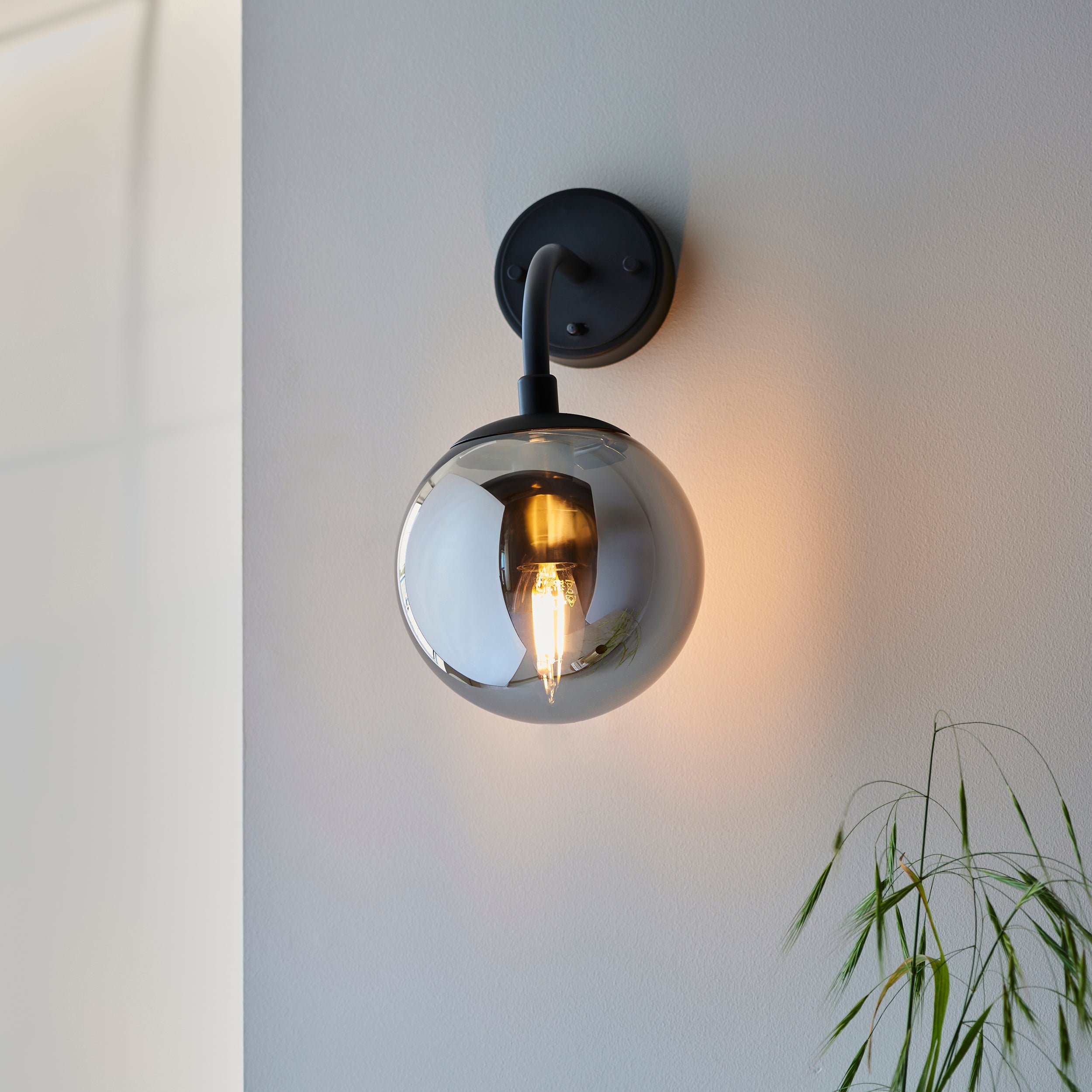 Halbrooke 1Lt Wall Light - Various Finishes