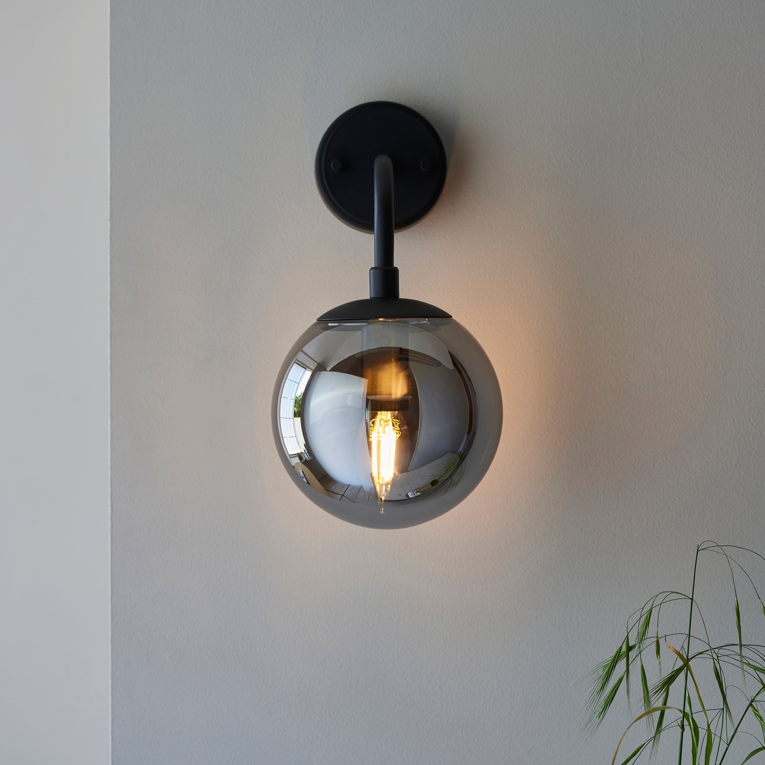 Halbrooke 1Lt Wall Light - Various Finishes