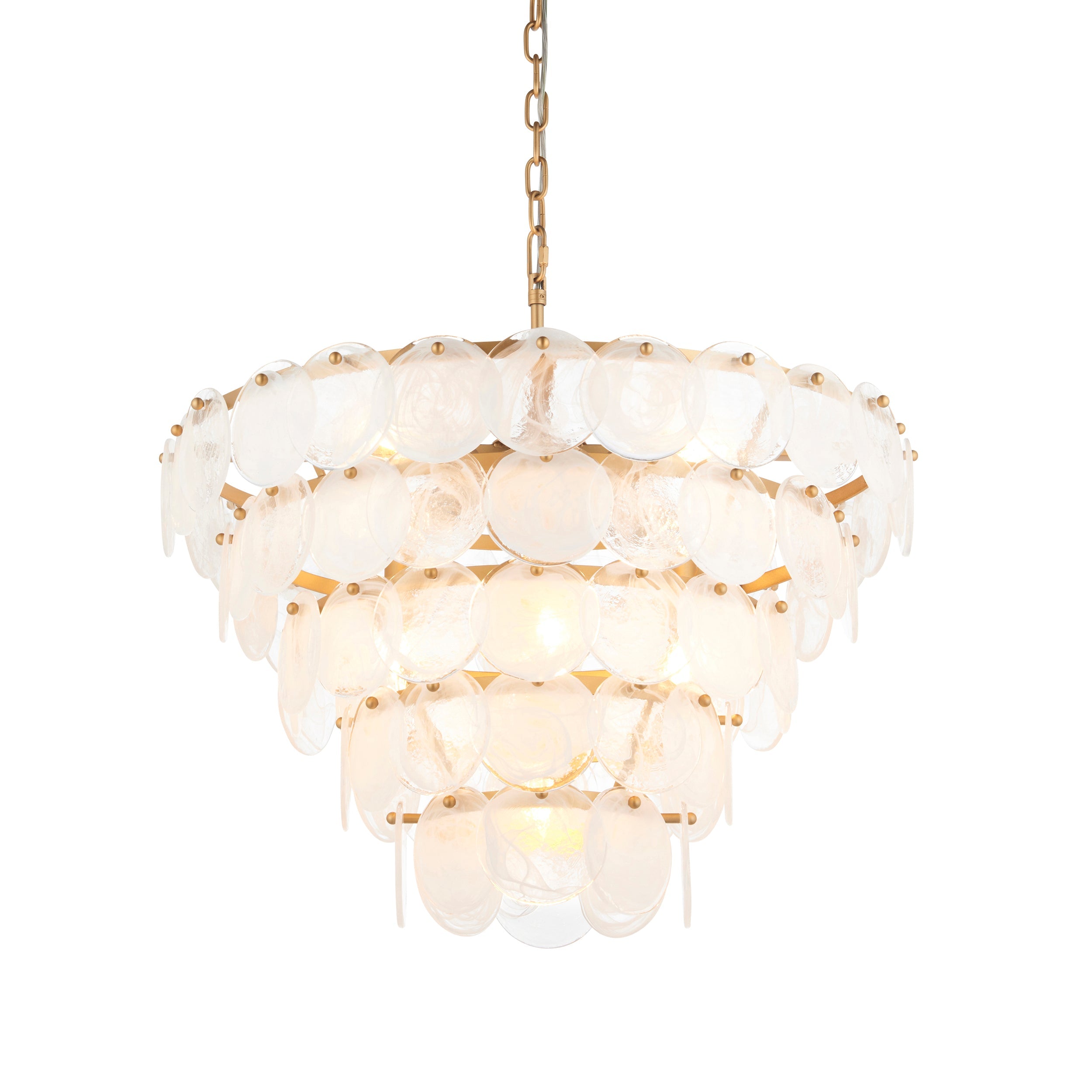 Laurita 9Lt Centre Ceiling Light - Antique Gold