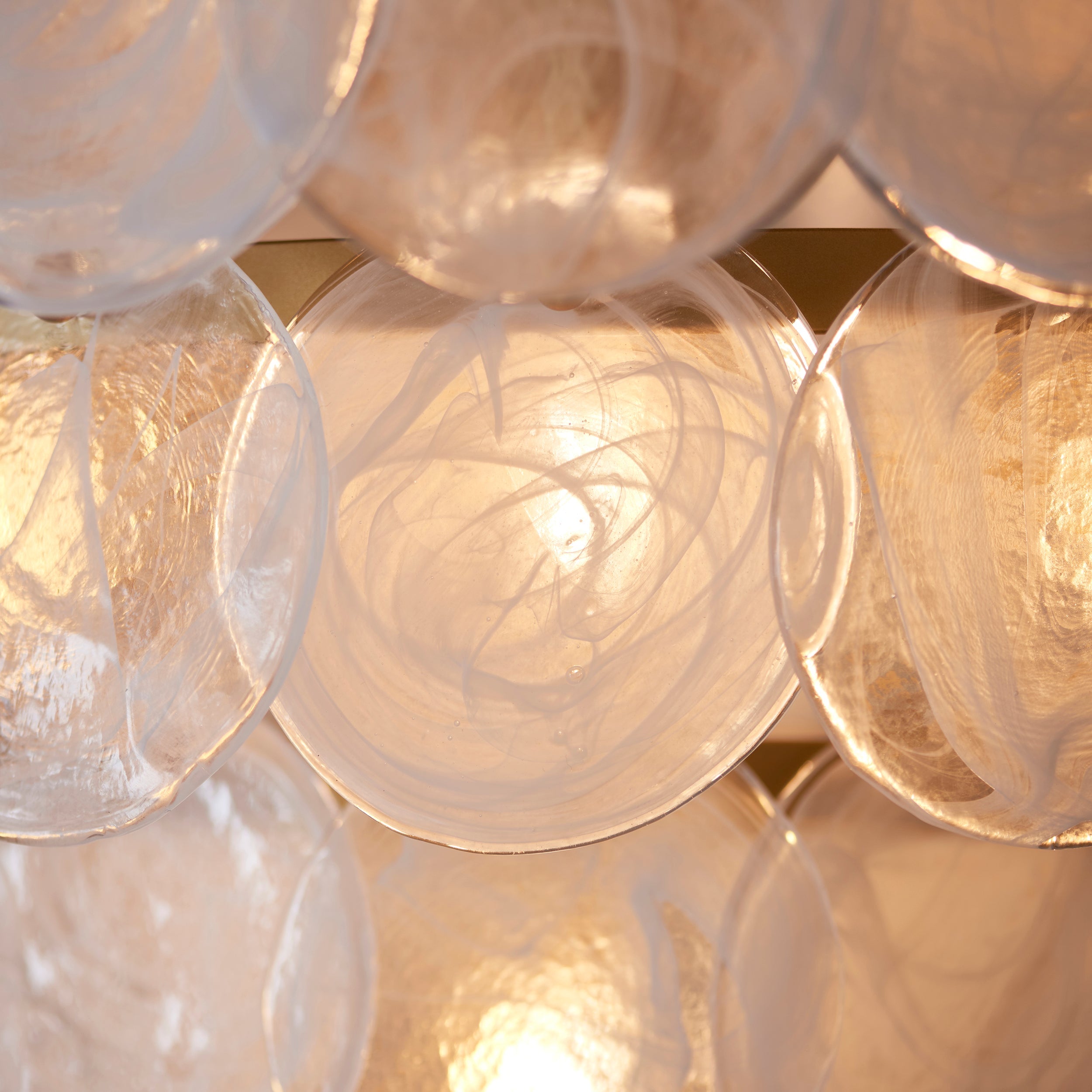 Laurita 9Lt Centre Ceiling Light - Antique Gold