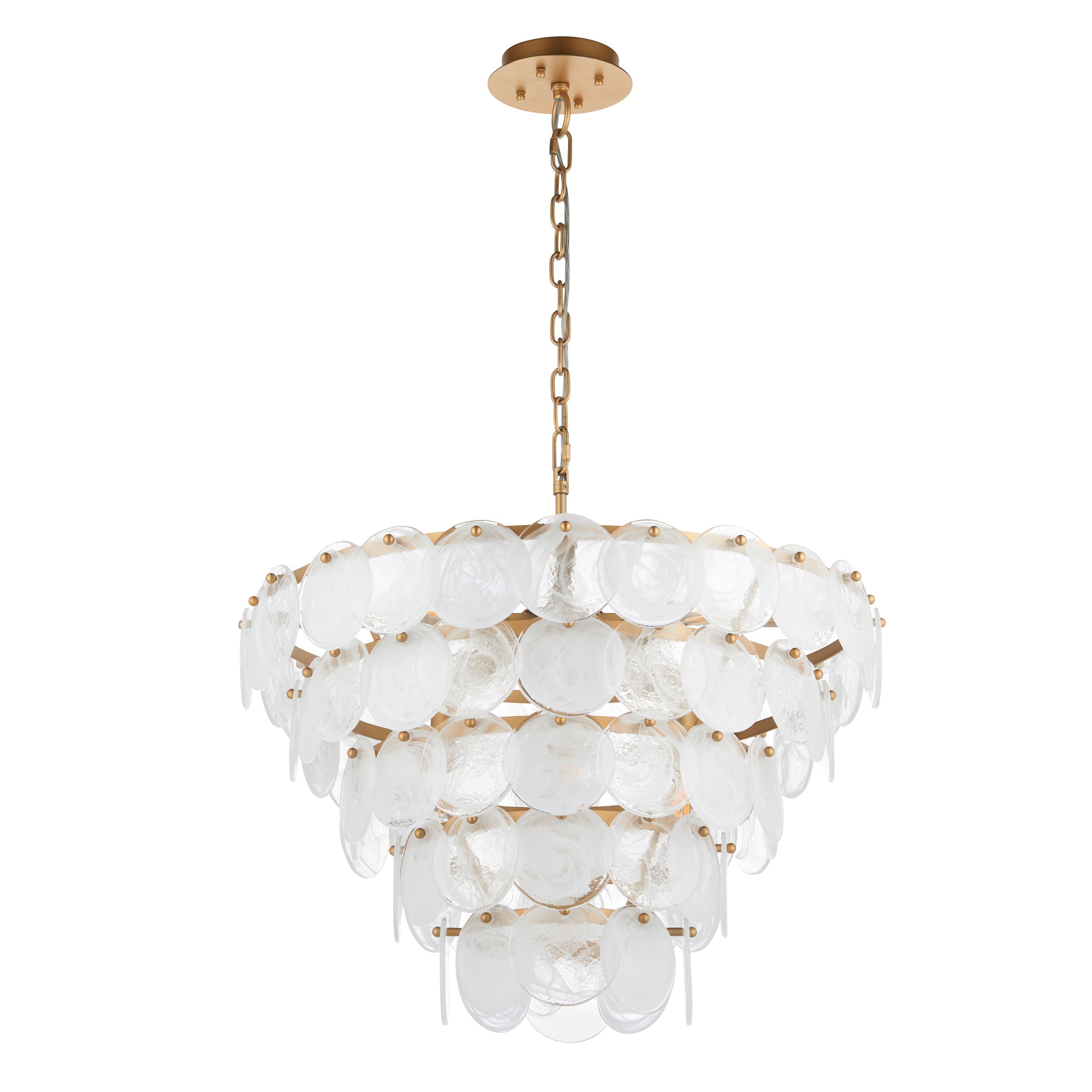 Laurita 9Lt Centre Ceiling Light - Antique Gold