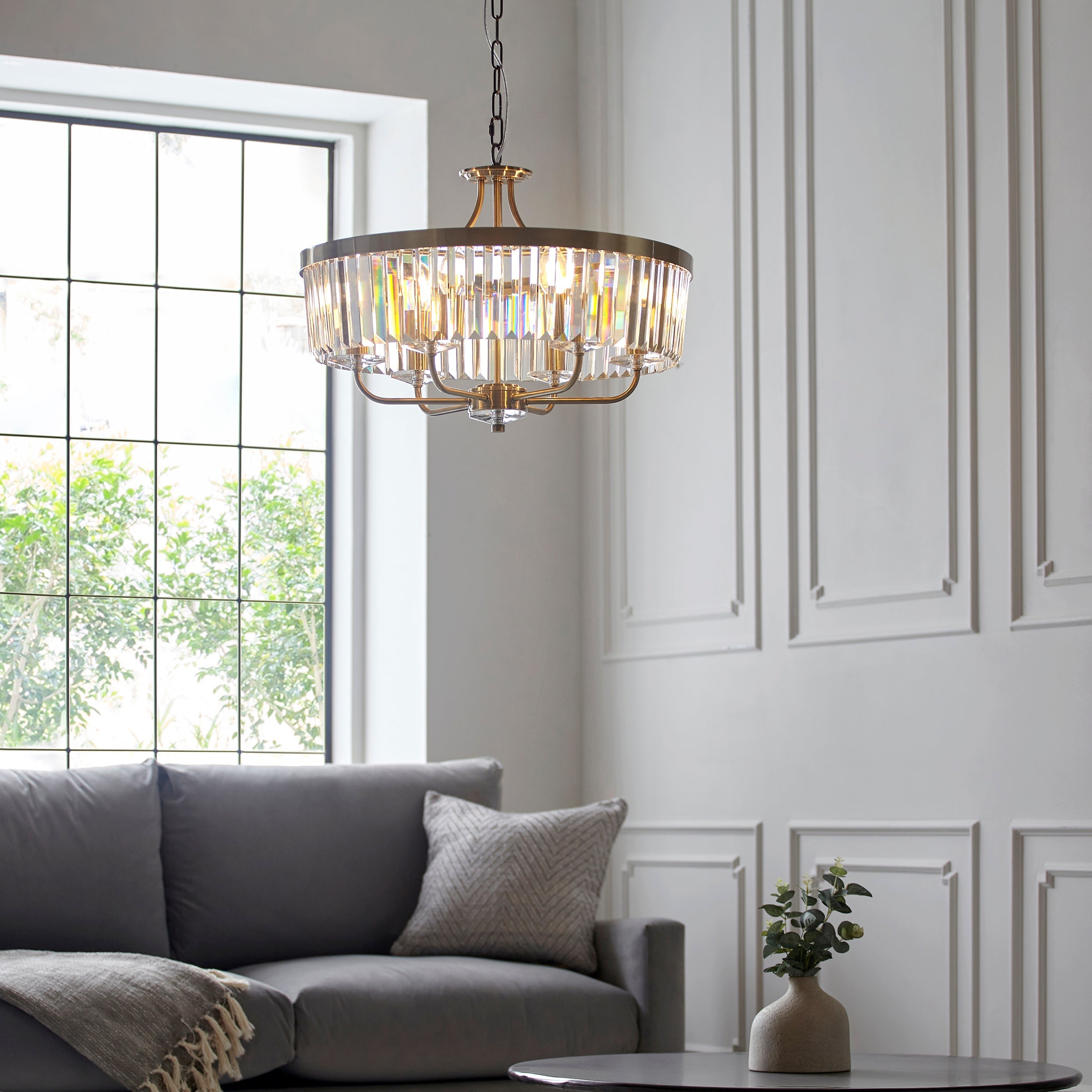 Regina 6Lt Centre Ceiling Light - Various Colours