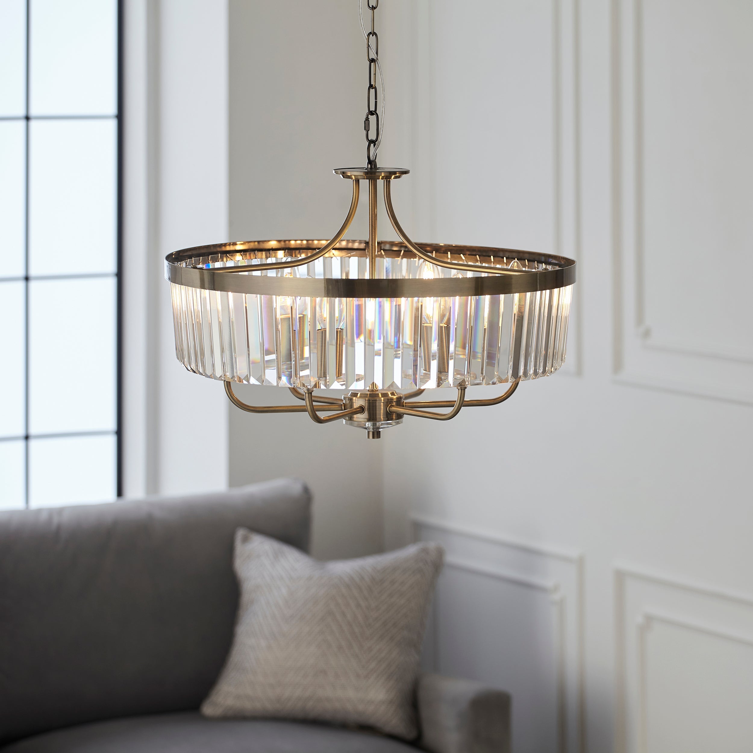 Regina 6Lt Centre Ceiling Light - Various Colours
