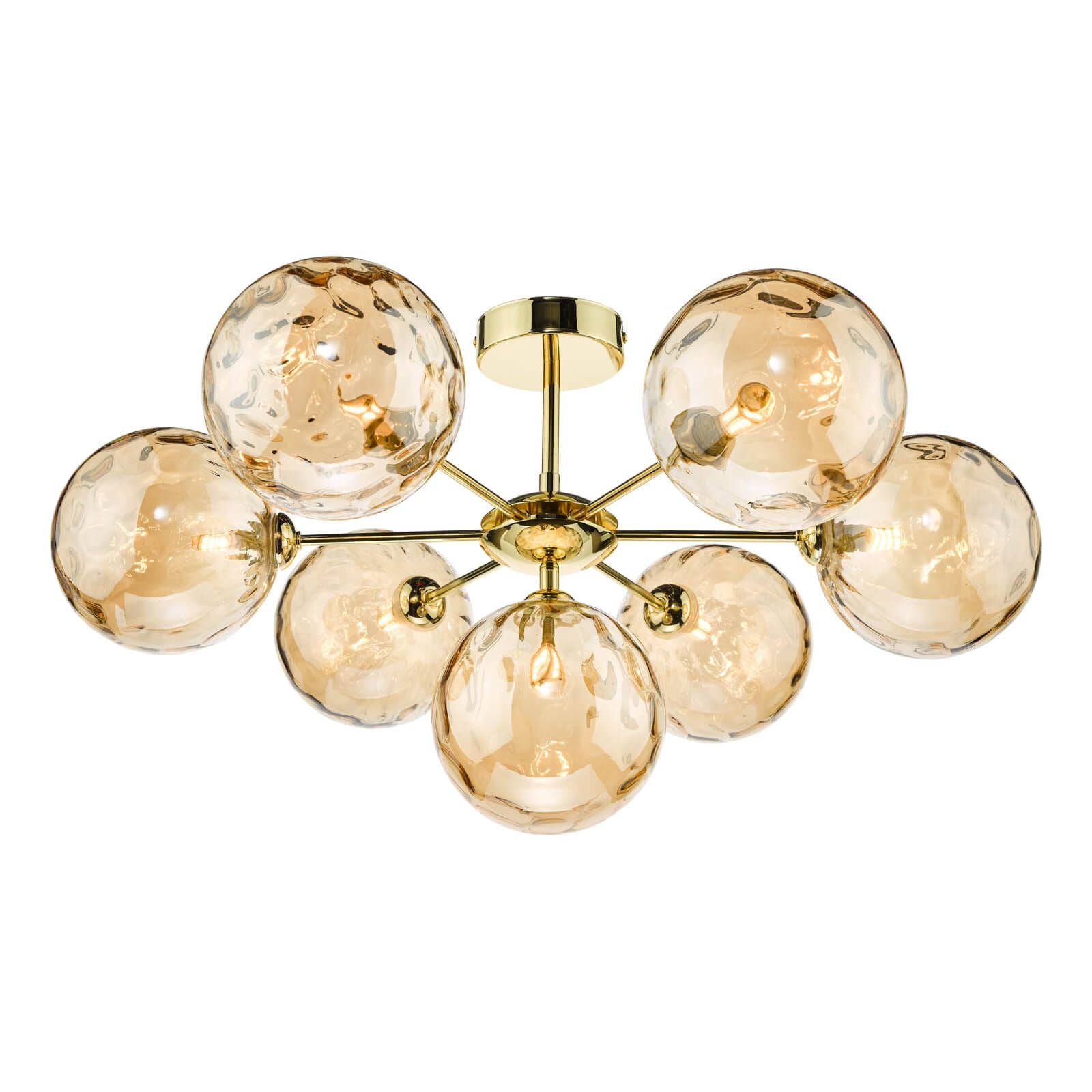 Cohen 7Lt Semi Flush - Various Colours