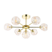 Cohen 7Lt Semi Flush - Various Colours