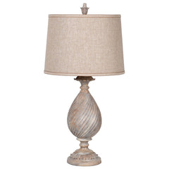 Alannah Table Lamp with White Shade
