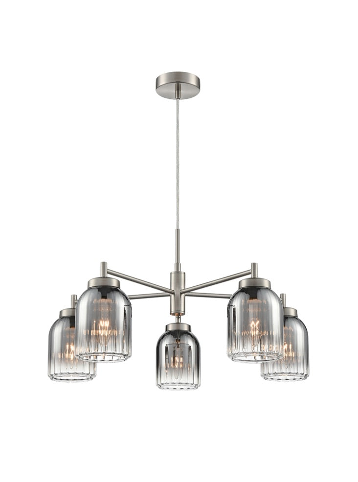 Caliga 3/5Lt Fitting- Aged Brass & Satin Nickel Finishes