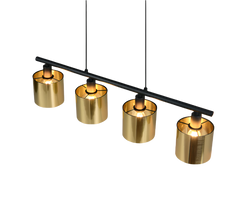 Jason 4Lt Kitchen Island Pendant - Gold/Bronze