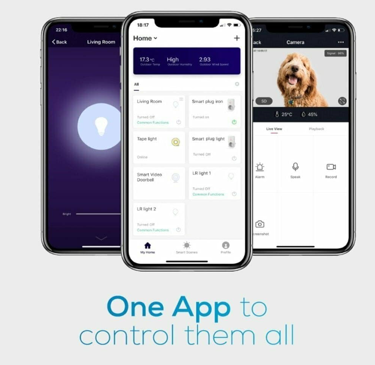 E27 Smart Screw Bulb Voice controlled