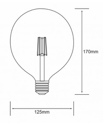 E27 Medium Decorative Amber Bulb