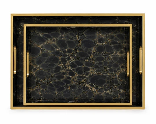 Serving Tray Set/2 (Deep Blue)