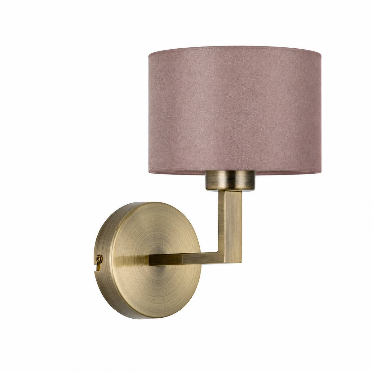 Clara 1Lt Round Base Wall Light- Various Finishes
