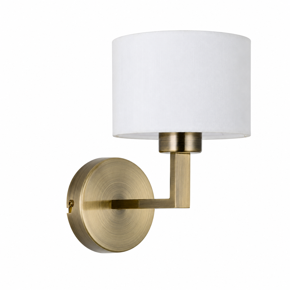 Clara 1Lt Round Base Wall Light- Various Finishes
