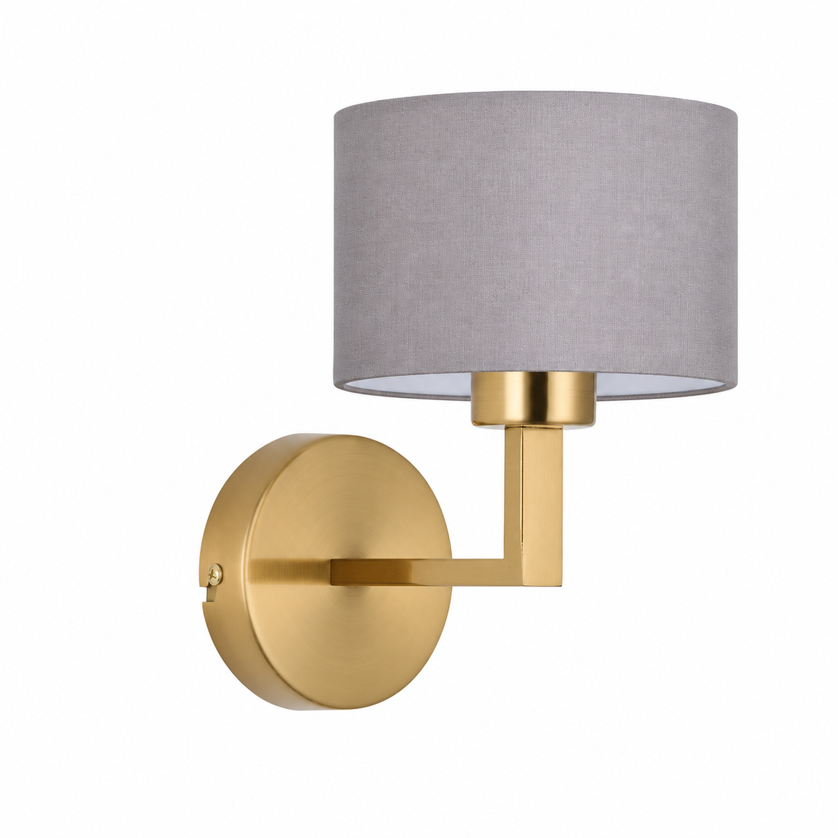 Clara 1Lt Round Base Wall Light- Various Finishes