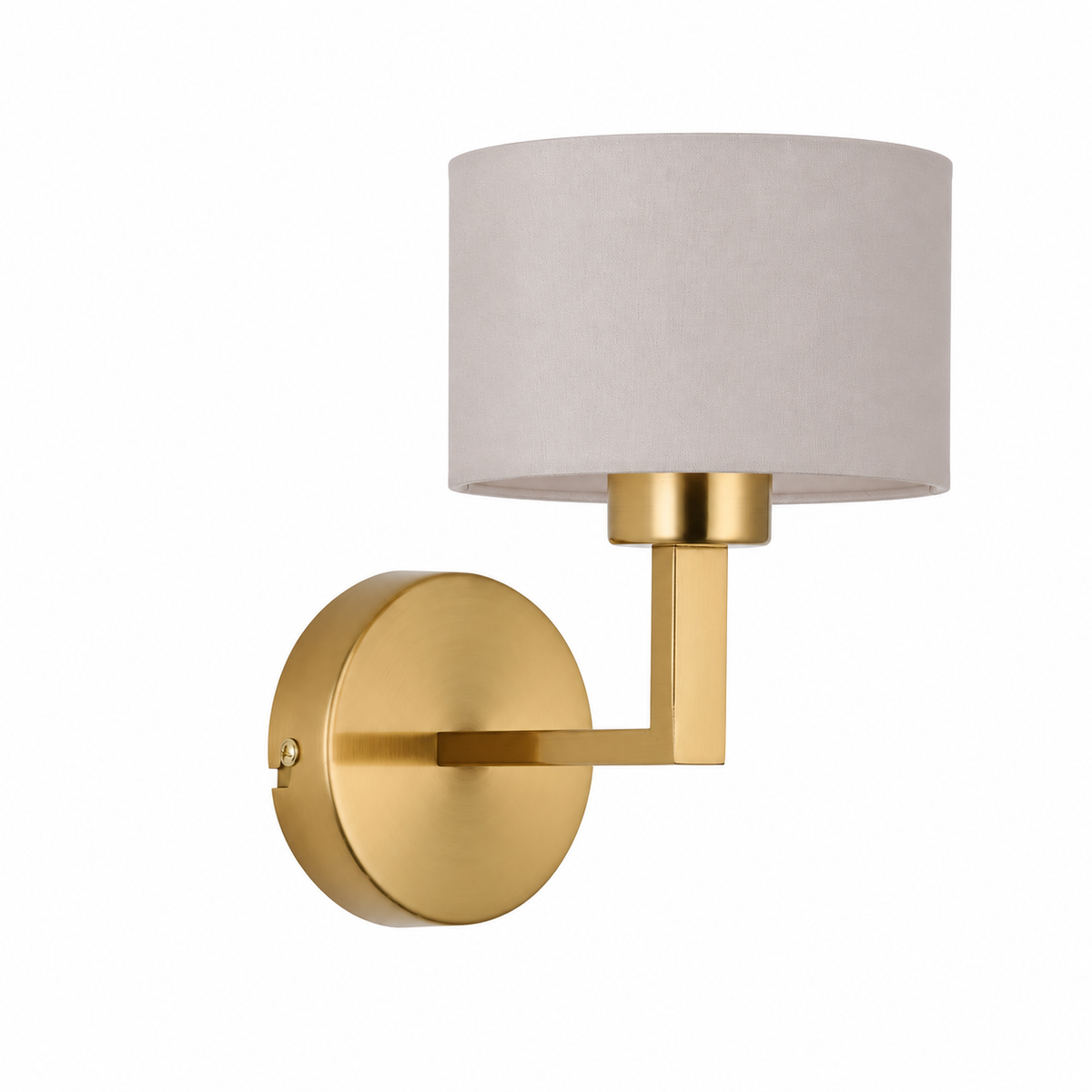 Clara 1Lt Round Base Wall Light- Various Finishes