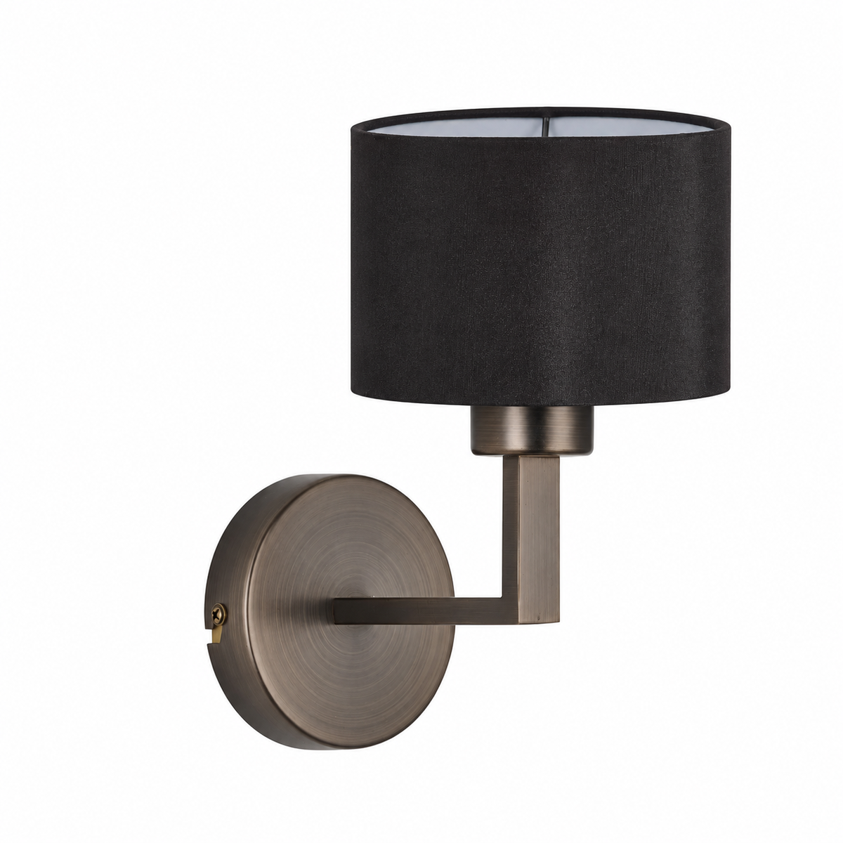 Clara 1Lt Round Base Wall Light- Various Finishes
