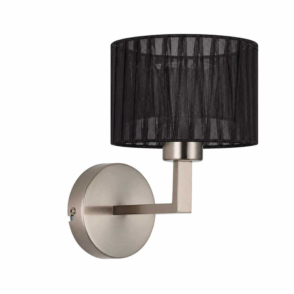 Clara 1Lt Round Base Wall Light- Various Finishes