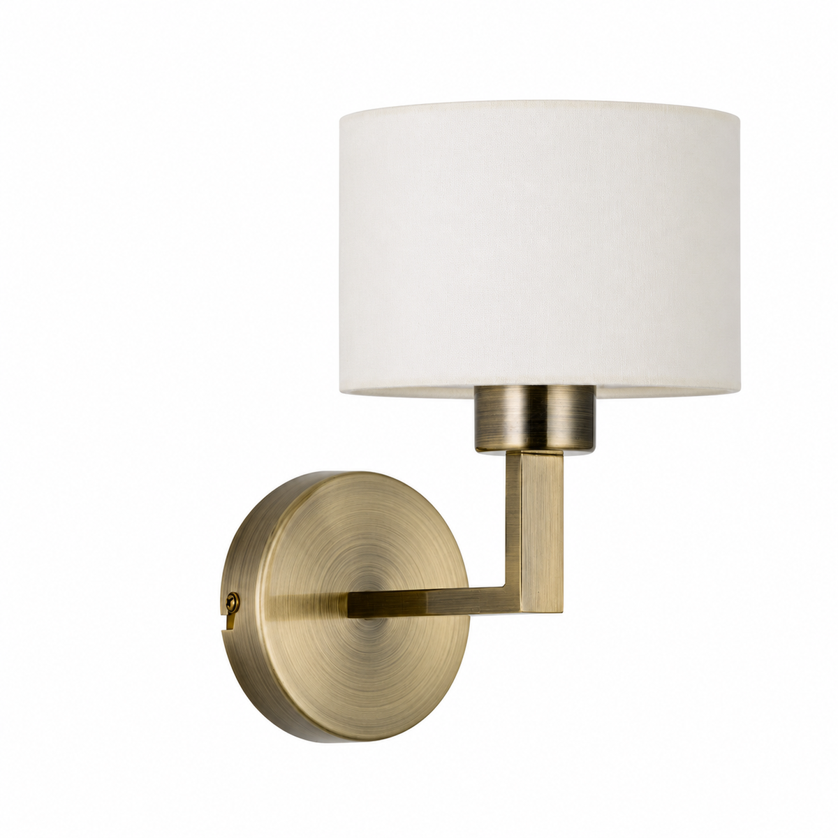 Clara 1Lt Round Base Wall Light- Various Finishes
