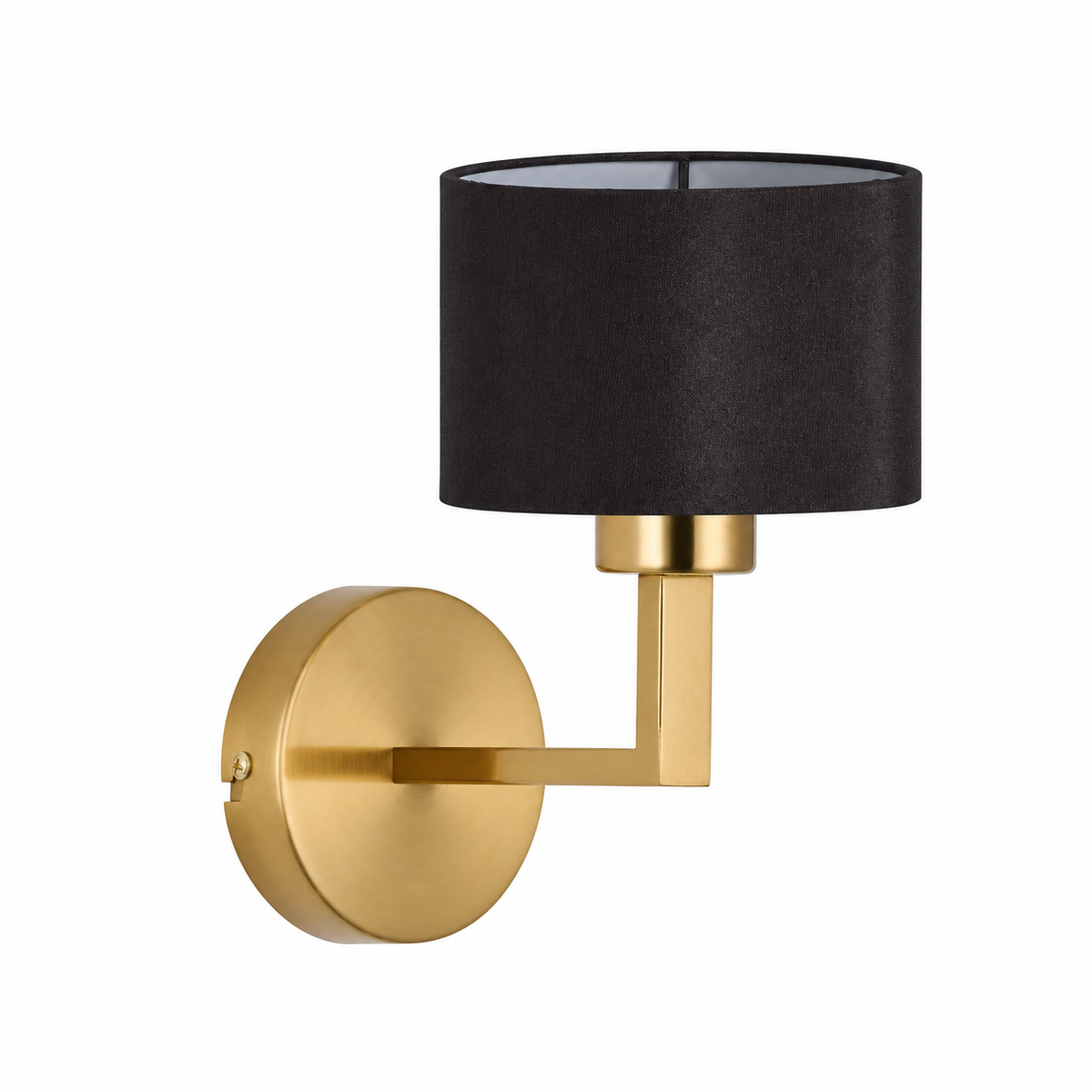 Clara 1Lt Round Base Wall Light- Various Finishes